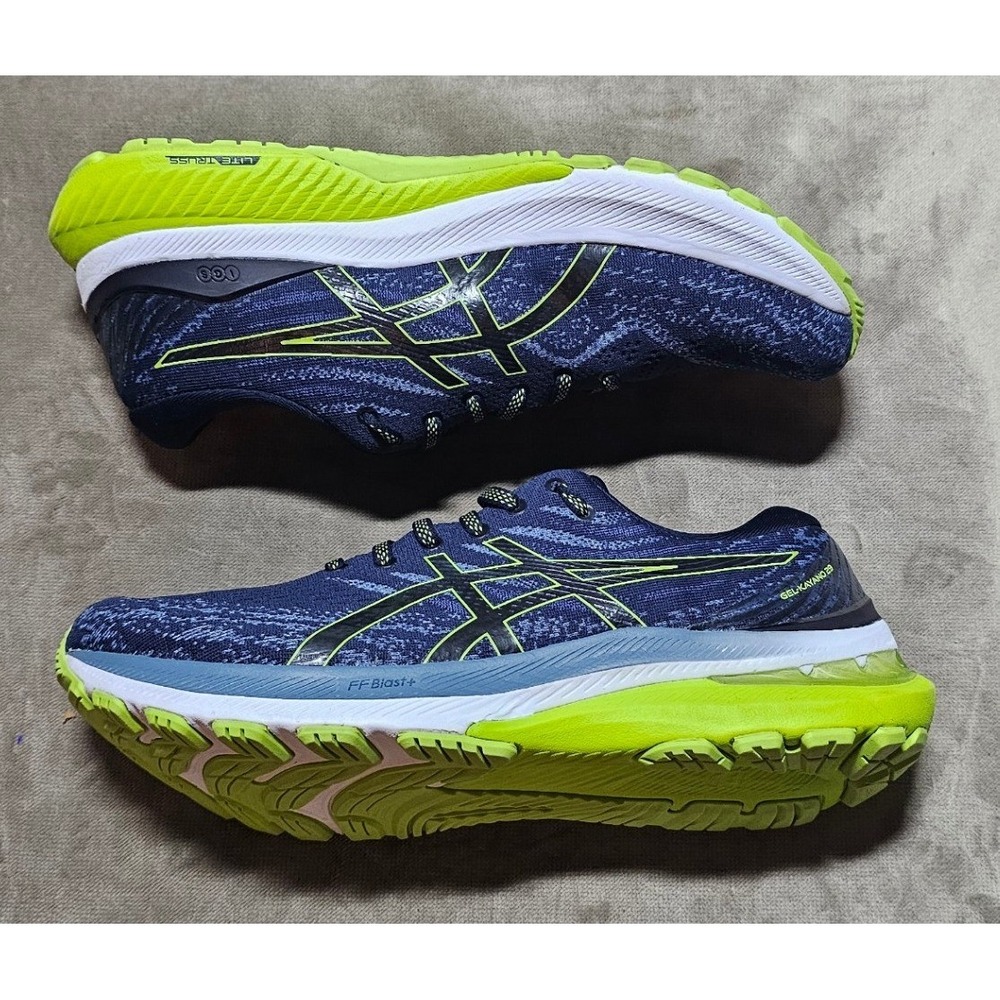 Asics Gel-Kayano 29 Midnight Lime Zest Men's Running Shoes 1011B440 Size 9.5